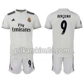 Koszulka Real Madryt BENZEMA 9 Dziecięca Główna 2018-2019 - Koszulki Piłkarskie